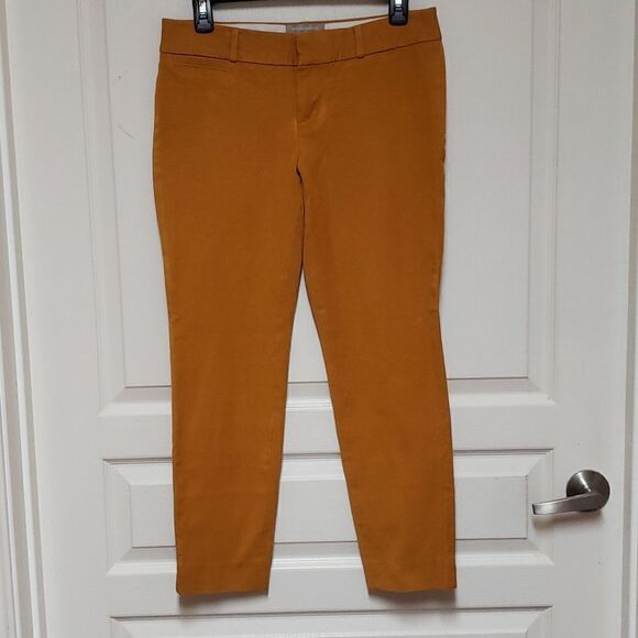 🌹Banana Republic Mustard Color Pants sz 4 - Picture 1 of 11
